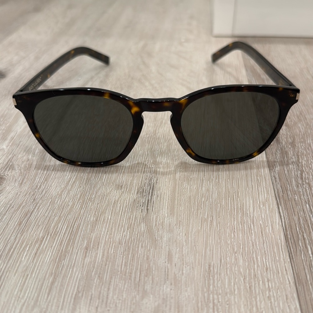 Yves Saint Laurent tortouise shell Slim Sunglasses